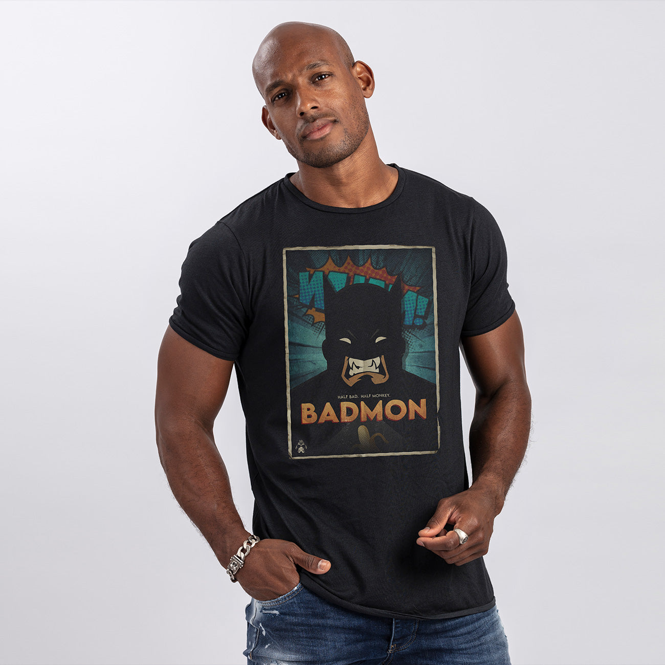 BADMON Black Tshirt | Available only in M
