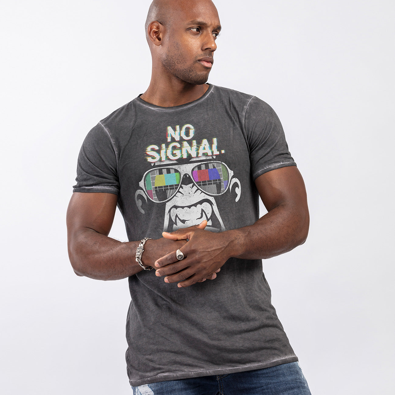 No Signal Black Tshirt | Available only in S