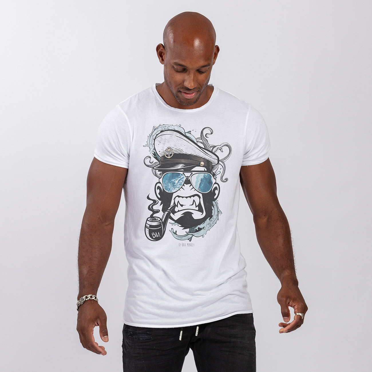 Sailor Monkey White Tshirt | Available only in S