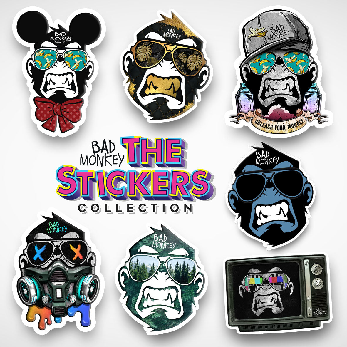 Monkey's Stickers Pack