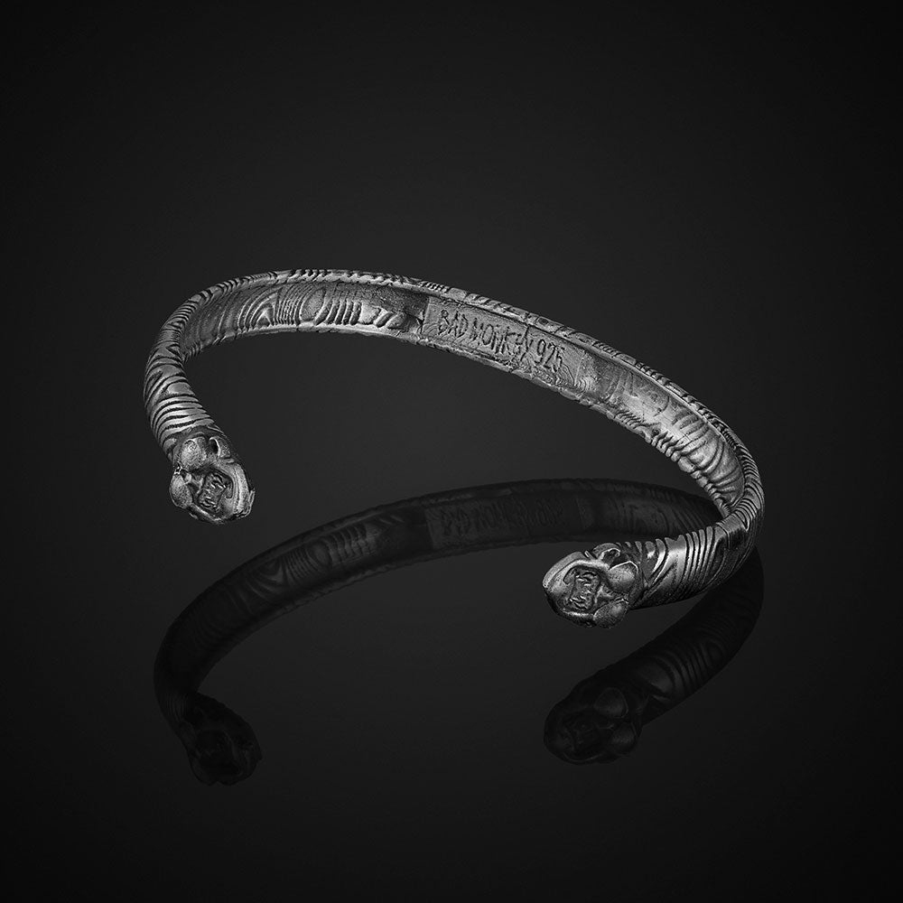 Bad Monkey - Silver Bracelet (Zebra)