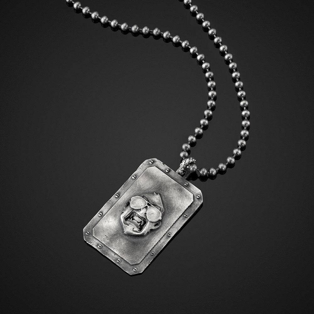 Bad Monkey Silver 925 Tag Pendant
