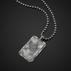 Bad Monkey Silver 925 Tag Pendant