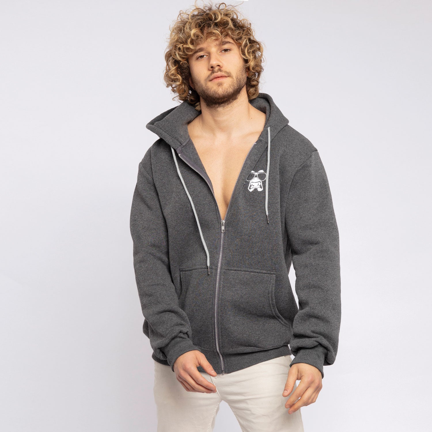 Joker Jim Grey Hoodie