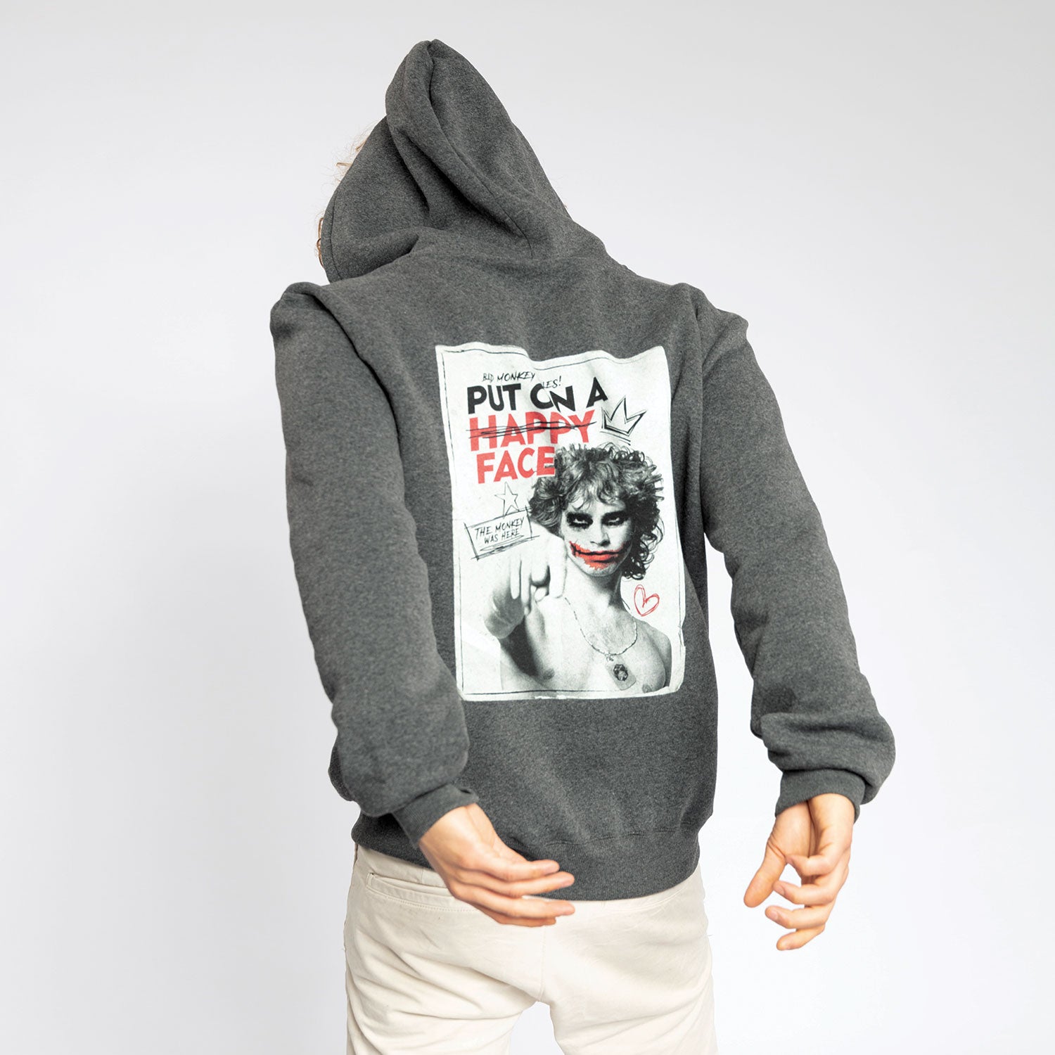 Joker Jim Grey Hoodie