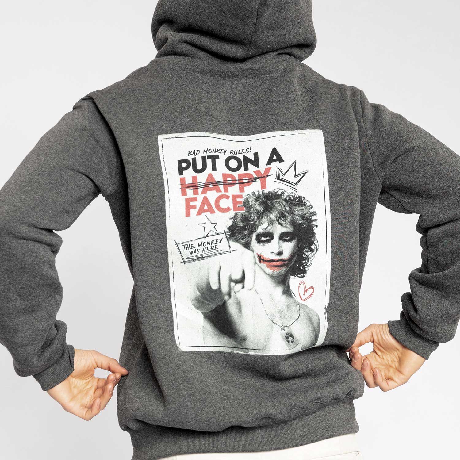 Joker Jim Grey Hoodie
