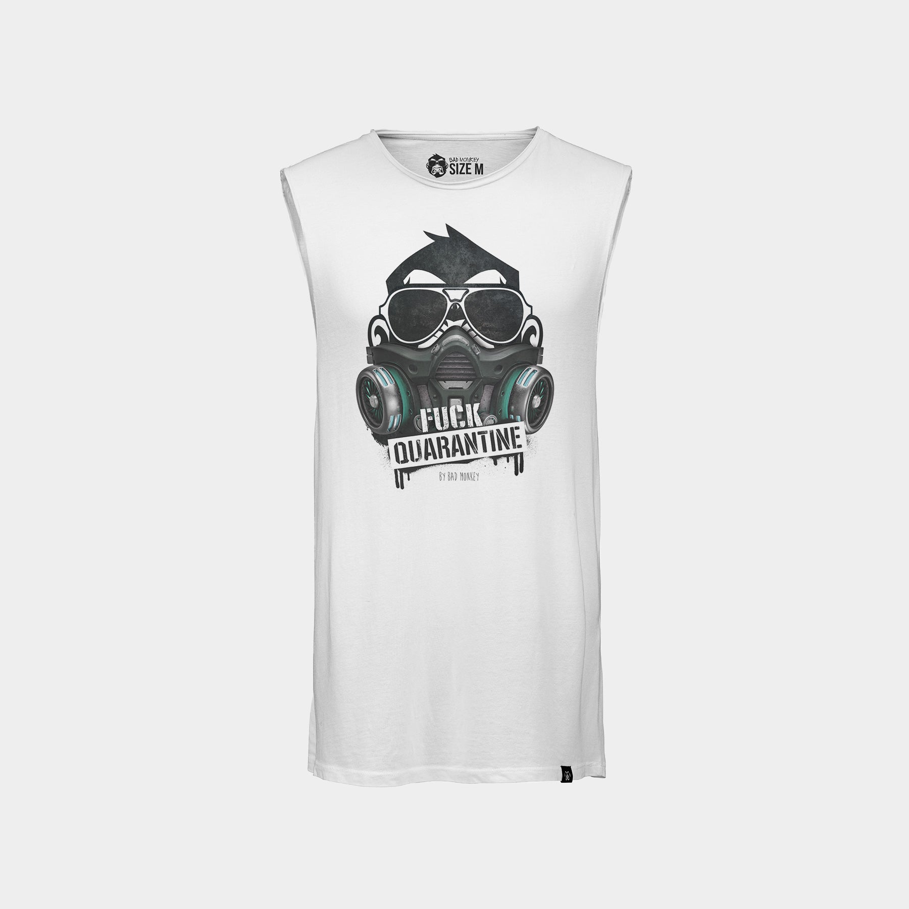 QMask Black Sleeveless | Available only in M