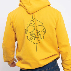 One Line Monkey Hoodie